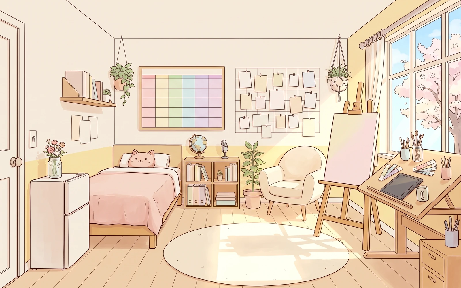 Lumi in her room
